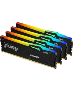 Купить Оперативная память Kingston Fury Beast (KF552C40BBAK4-64), DDR5 4x16Gb, 5200MHz  в E-mobi