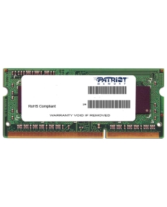 Купить Оперативная память Patriot 4Gb DDR-III 1600MHz SO-DIMM (PSD34G160081S)  в E-mobi