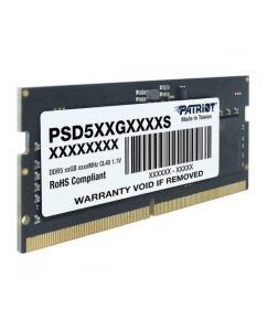 Купить Оперативная память Patriot PSD58G560041S для ноутбука, 8 ГБ, DDR5-5600, 3213215  в E-mobi