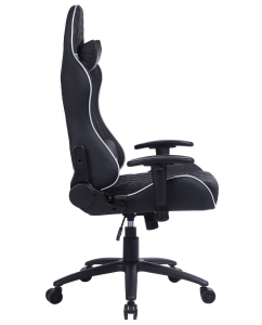 Купить Кресло игровое Cactus CS-CHR-030BLS черный/серебряный эко.кожа металл  в E-mobi