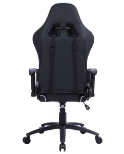 Купить Кресло игровое Cactus CS-CHR-030BLS черный/серебряный эко.кожа металл  в E-mobi