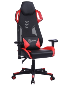 Купить Кресло игровое Cactus CS-CHR-090BLR черный/красный эко.кожа пластик в E-mobi