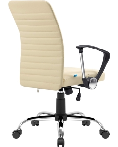 Купить Офисное кресло Defender Dublin бежевый,PU,3класс  в E-mobi
