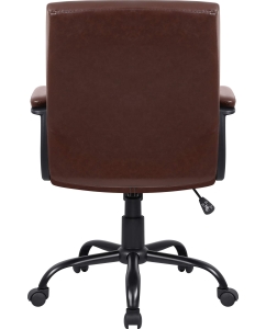 Купить Офисное кресло Defender Madrid коричневый,PU,3класс  в E-mobi