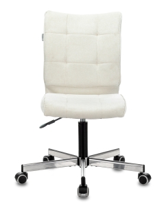 Купить Кресло БЮРОКРАТ CH-330M, на колесиках, ткань, молочный [ch-330m/velv20]  в E-mobi