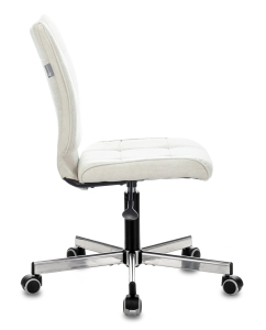 Купить Кресло БЮРОКРАТ CH-330M, на колесиках, ткань, молочный [ch-330m/velv20]  в E-mobi