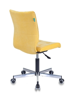 Купить Офисное кресло Бюрократ CH-330M/VELV74, желтый/серебристый  в E-mobi