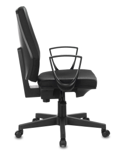 Купить Кресло БЮРОКРАТ CH-545, на колесиках, ткань, черный [ch-545/418-black]  в E-mobi