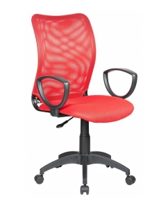 Купить Офисное кресло Бюрократ CH-599/R/TW-97N, красный в E-mobi