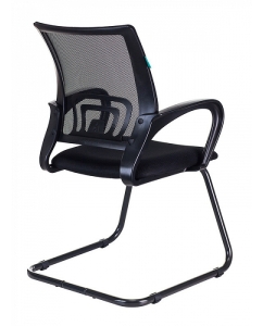 Купить Кресло БЮРОКРАТ CH-695N-AV, на полозьях, ткань, черный [ch-695n-av/b/tw-11]  в E-mobi