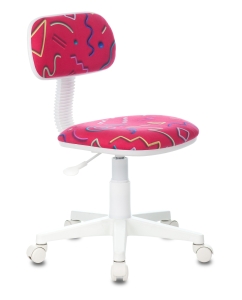 Купить Кресло детское Бюрократ CH-W201NX Sticks 05 raspberry в E-mobi