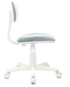 Купить Кресло детское Бюрократ CH-W201NX/LT-28 серо-голубой, без подлокотников  в E-mobi