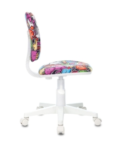 Купить Кресло детское Бюрократ CH-W204NX, на колесиках, ткань, мультиколор [ch-w204nx/maskarad]  в E-mobi