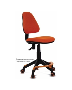 Купить Кресло детское Бюрократ KD-4-F/TW-96-1 оранжевый в E-mobi