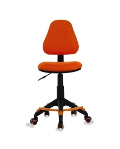 Купить Кресло детское Бюрократ KD-4-F/TW-96-1 оранжевый  в E-mobi