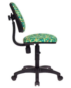 Купить Кресло детское компьютерное Бюрократ KD-4/PENCIL-GN Зеленый карандаши  в E-mobi