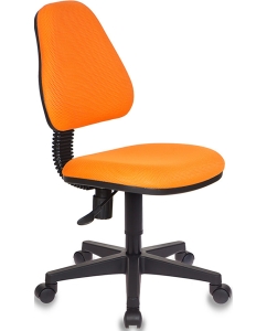 Купить Кресло детское Бюрократ KD-4 оранжевый бэнг крестов. пластик Kd-4/bang в E-mobi