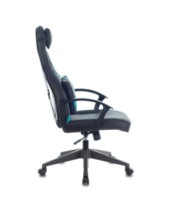 Купить Кресло игровое ZOMBIE DRIVER, черный/голубой [zombie driver lb]  в E-mobi