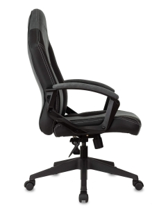 Купить Кресло игровое ZOMBIE HERO черный/серое, ткань/экокожа, крестовина пластик  в E-mobi