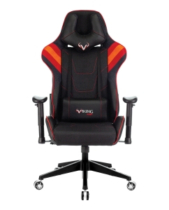 Купить Кресло игровое ZOMBIE VIKING 4 AERO RED две подушки черный/красный искусст.кожа/ткань  в E-mobi
