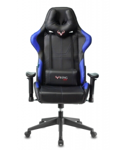 Купить Кресло игровое ZOMBIE VIKING 5 AERO BLUE черный/синий искусственная кожа  в E-mobi