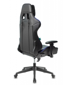 Купить Кресло игровое ZOMBIE VIKING 5 AERO BLUE черный/синий искусственная кожа  в E-mobi