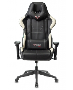 Купить Кресло игровое ZOMBIE VIKING 5 AERO WHITE черный/белый искусственная кожа  в E-mobi