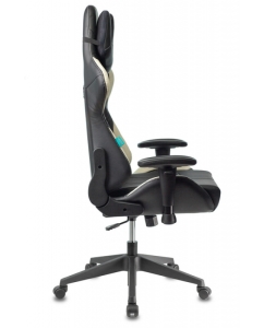 Купить Кресло игровое ZOMBIE VIKING 5 AERO WHITE черный/белый искусственная кожа  в E-mobi