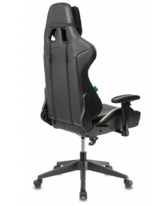 Купить Кресло игровое ZOMBIE VIKING 5 AERO WHITE черный/белый искусственная кожа  в E-mobi