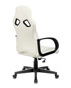 Купить Кресло игровое ZOMBIE ZOMBIE RUNNER белый/голубой  в E-mobi