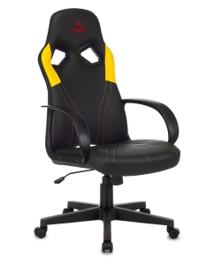 Купить Кресло игровое ZOMBIE RUNNER, черный/желтый [zombie runner yellow] в E-mobi