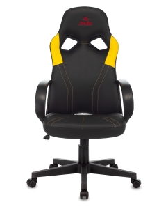 Купить Кресло игровое ZOMBIE RUNNER, черный/желтый [zombie runner yellow]  в E-mobi