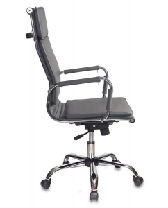 Купить Кресло руководителя Бюрократ CH-993/GREY, серый/хром  в E-mobi
