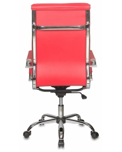 Купить Кресло руководителя Бюрократ CH-993/RED, красный/хром  в E-mobi