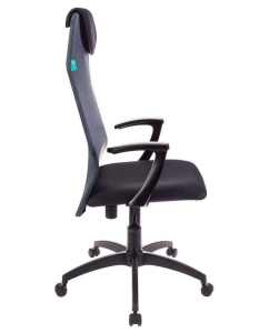 Купить Кресло руководителя Бюрократ KB-8/DG/TW-12 496676, серый  в E-mobi