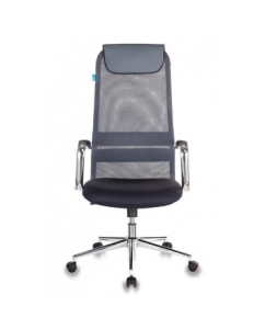 Купить Компьютерное кресло Бюрократ 1140273 KB-9N/DG/TW-12 70х71х132,5 см, черный/серый в E-mobi