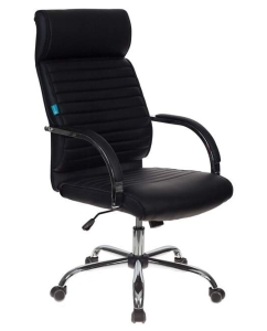 Купить Кресло руководителя Бюрократ T-8010SL/BLACK, черный  в E-mobi