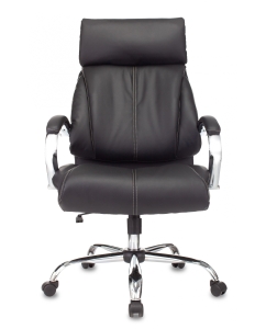 Купить Кресло руководителя Бюрократ T-9904NSL, обивка: кожа, цвет: черный  в E-mobi