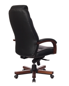 Купить Компьютерное кресло Бюрократ 1115302 T-9923WALNUT/BLACK 72x94x134 см, черный/коричневый  в E-mobi