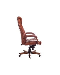 Купить Кресло руководителя БЮРОКРАТ T-9924WALNUT, светло-коричневый [t-9924walnut/chok]  в E-mobi