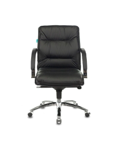 Купить Бюрократ Кресло руководителя Бюрократ T-9927SL-LOW черный кожа низк.спин. крестовина метал  в E-mobi