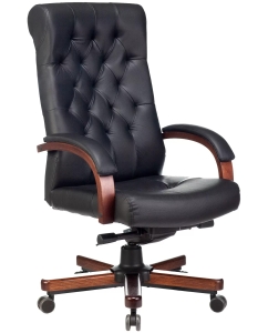 Купить Кресло компьютерное Бюрократ T-9928WALNUT black в E-mobi
