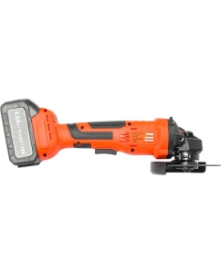 Купить Угловая аккумуляторная шлифмашина СПЕЦ БШУ-125-18Ли/М бесщеточный двигатель, 125 мм, 8000 об/мин, 18 В, 2 аккумулятора, Ли-Ион,  4,0 Ач, зу 2,0ч, кейс, цветная рубашка на кейс СПЕЦ-4117  в E-mobi