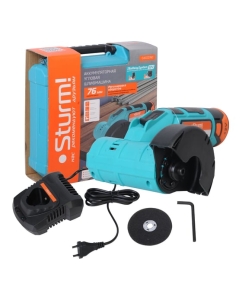 Купить Аккумуляторная угловая шлифмашина Sturm 1BatterySystem12V CAG1276C в E-mobi