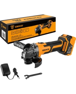 Купить Углошлифовальная машина DEKO DKAG20-125, 1х4.0Ач 063-2150 в E-mobi