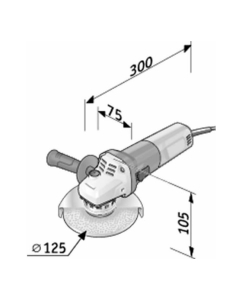 Купить Угловая шлифовальная машина FLEX L 9-11 125 492531  в E-mobi
