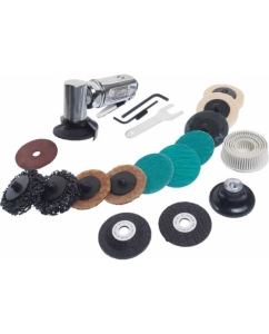 Купить Пневматическая болгарка с комплектом насадок JTC 17 предметов 5005K  в E-mobi