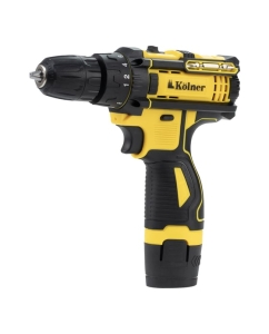 Купить Дрель-шуруповерт аккумуляторная Kolner 12В, 29 Нм, KCD 12/2C, БЗП 0,8-10 мм, 0-350/1350 об/мин, 2 скорости, подсветка 8020100573 в E-mobi