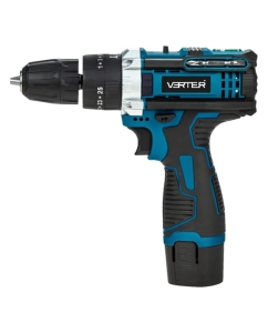 Купить Дрель-шуруповерт аккумуляторный VERTER 12В, 2 АКБ, 1500 мАч, 1500 об/мин, крутящий момент 20 Н*м VER99182 в E-mobi