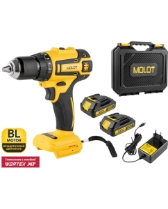 Купить Аккумуляторная дрель-шуруповерт MOLOT MBD 1820 Li в чемодане 1335569 в E-mobi